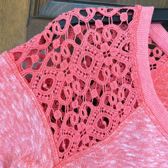 Peach & White Colored Sweatshirt, Small - Picture 2 of 6